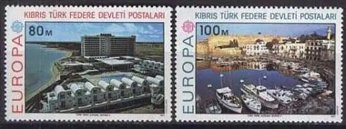 TÜRK. ZYPERN 1977Mi-Nr. 41/42 ** MNH - CEPT