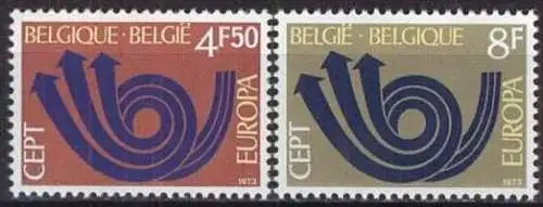 BELGIEN 1973 Mi-Nr. 1722/23 ** MNH - CEPT