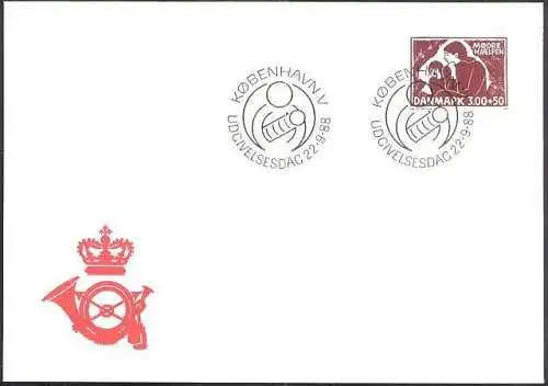 DÄNEMARK 1988 Mi-Nr. 929 FDC