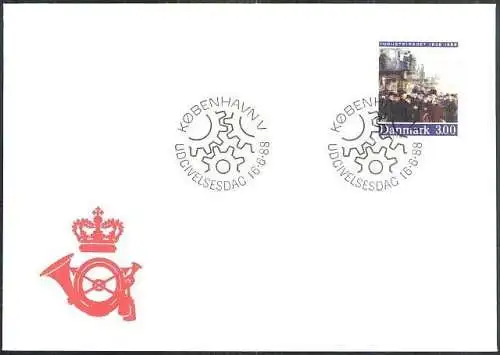 DÄNEMARK 1988 Mi-Nr. 924 FDC
