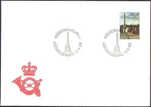 DÄNEMARK 1988 Mi-Nr. 923 FDC