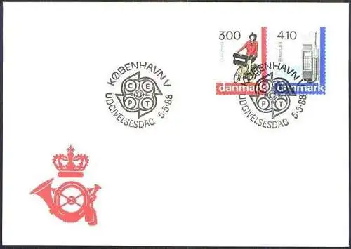 DÄNEMARK 1988 Mi-Nr. 921/22 FDC