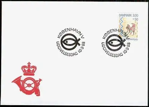 DÄNEMARK 1988 Mi-Nr. 918 FDC