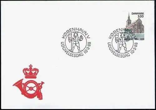 DÄNEMARK 1988 Mi-Nr. 917 FDC