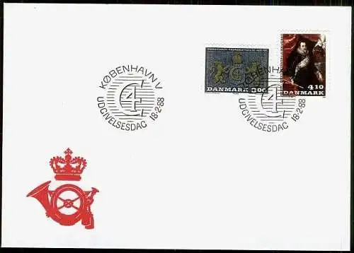 DÄNEMARK 1988 Mi-Nr. 914/15 FDC