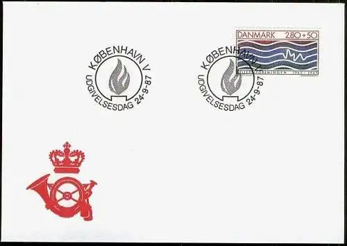DÄNEMARK 1987 Mi-Nr. 902 FDC