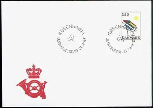 DÄNEMARK 1987 Mi-Nr. 901 FDC