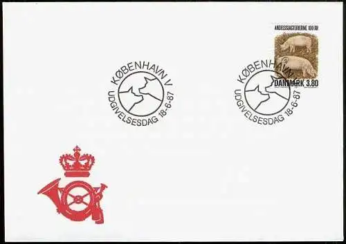 DÄNEMARK 1987 Mi-Nr. 898 FDC