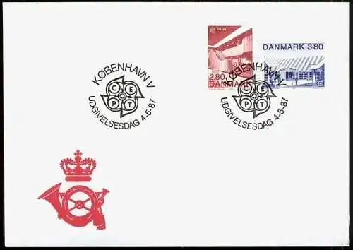 DÄNEMARK 1987 Mi-Nr. 895/96 FDC