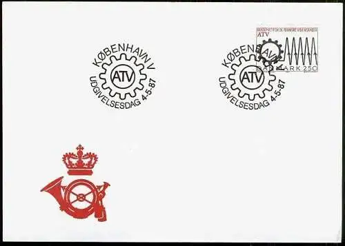 DÄNEMARK 1987 Mi-Nr. 894 FDC