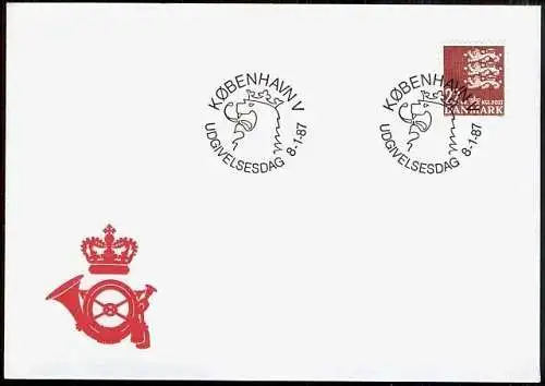 DÄNEMARK 1986 Mi-Nr. 888 FDC