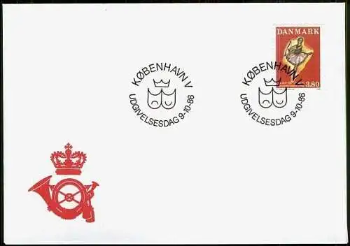 DÄNEMARK 1986 Mi-Nr. 885 FDC