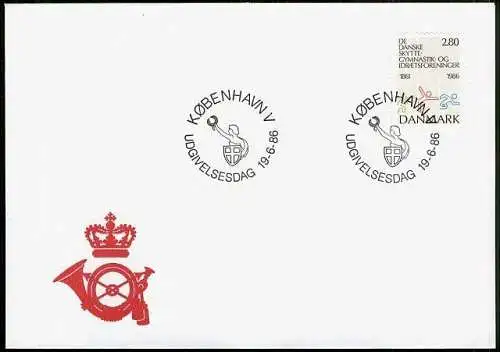 DÄNEMARK 1986 Mi-Nr. 871 FDC