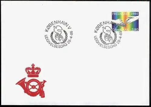 DÄNEMARK 1986 Mi-Nr. 866 FDC