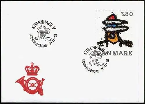 DÄNEMARK 1985 Mi-Nr. 851/52 FDC