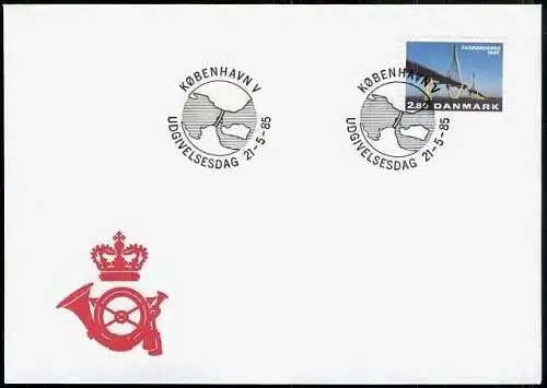 DÄNEMARK 1985 Mi-Nr. 839 FDC