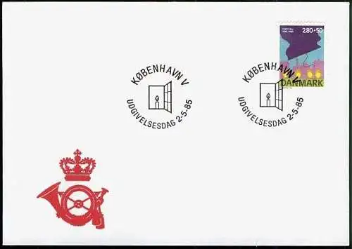 DÄNEMARK 1985 Mi-Nr. 837 FDC
