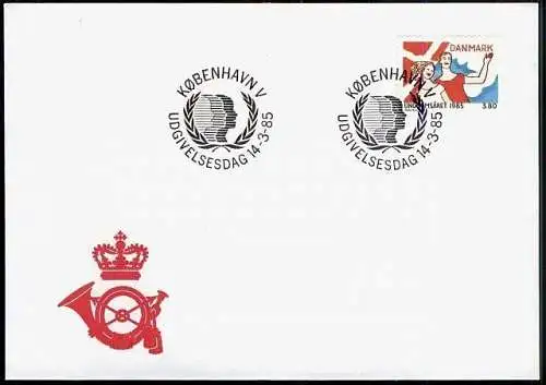 DÄNEMARK 1985 Mi-Nr. 834 FDC