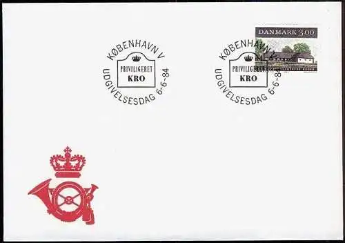 DÄNEMARK 1984 Mi-Nr. 810 FDC