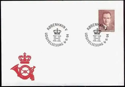DÄNEMARK 1984 Mi-Nr. 809 FDC