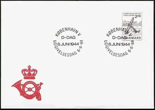 DÄNEMARK 1984 Mi-Nr. 808 FDC