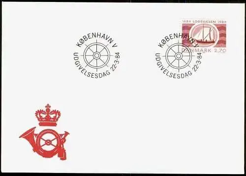 DÄNEMARK 1984 Mi-Nr. 803 FDC