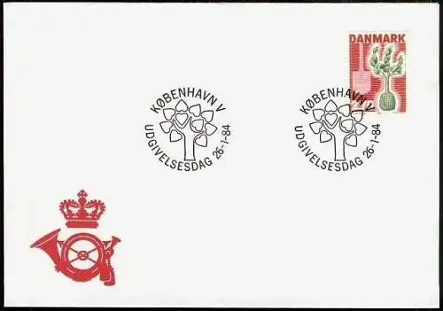 DÄNEMARK 1984 Mi-Nr. 799 FDC