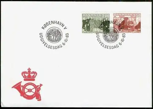 DÄNEMARK 1983 Mi-Nr. 788/89 FDC