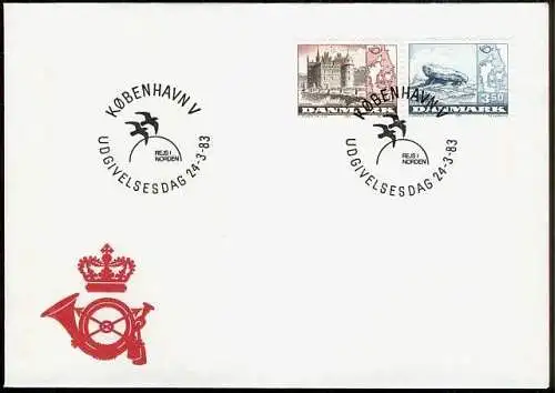 DÄNEMARK 1983 Mi-Nr. 772/73 FDC