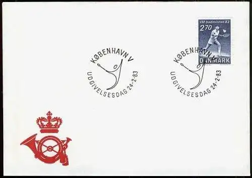DÄNEMARK 1983 Mi-Nr. 770 FDC