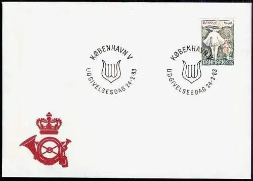 DÄNEMARK 1983 Mi-Nr. 769 FDC