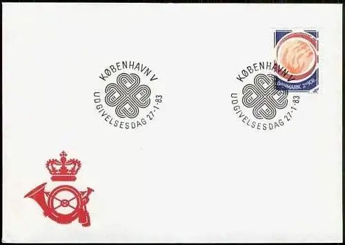 DÄNEMARK 1983 Mi-Nr. 767 FDC