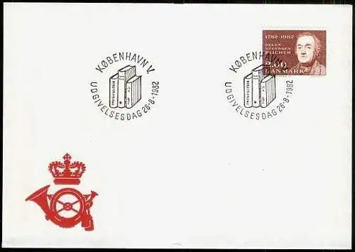 DÄNEMARK 1982 Mi-Nr. 761 FDC