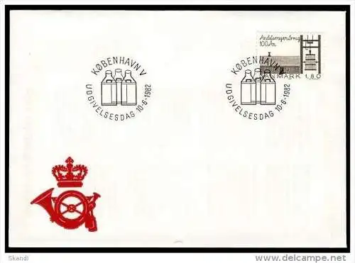 DÄNEMARK 1982 Mi-Nr. 757 FDC