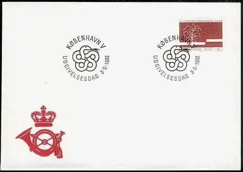 DÄNEMARK 1982 Mi-Nr. 751 FDC