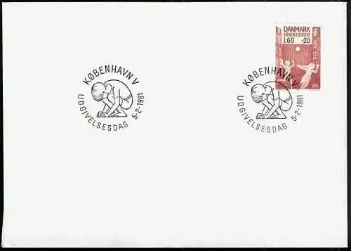 DÄNEMARK 1981 Mi-Nr. 722 FDC