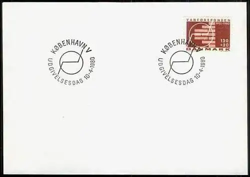 DÄNEMARK 1980 Mi-Nr. 698 FDC