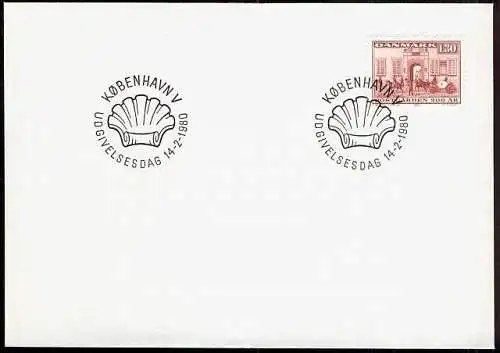 DÄNEMARK 1980 Mi-Nr. 697 FDC