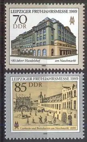 DDR 1989 Mi-Nr. 3235/36 ** MNH