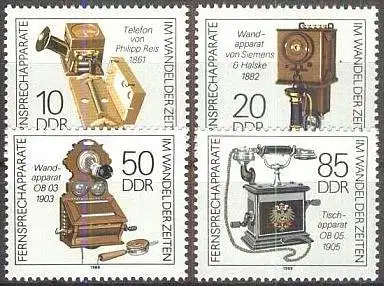 DDR 1989 Mi-Nr. 3226/29 ** MNH