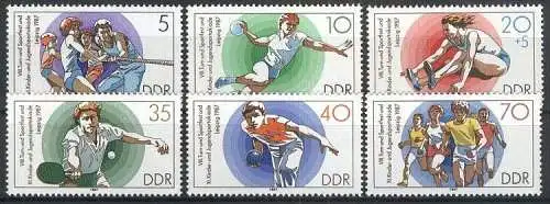 DDR 1987 Mi-Nr. 3111/16 ** MNH