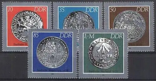 DDR 1986 Mi-Nr. 3040/44 ** MNH