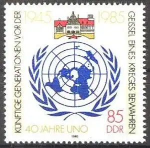 DDR 1985 Mi-Nr. 2982 ** MNH