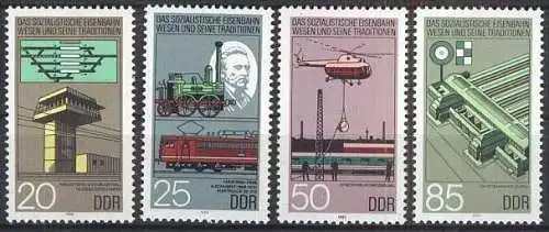 DDR 1985 Mi-Nr. 2968/71 ** MNH