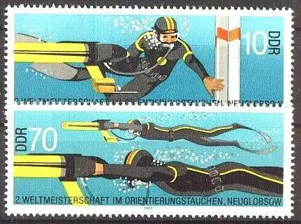 DDR 1985 Mi-Nr. 2961/62 ** MNH