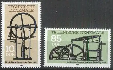 DDR 1985 Mi-Nr. 2957/58 ** MNH