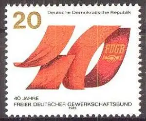 DDR 1985 Mi-Nr. 2951 ** MNH