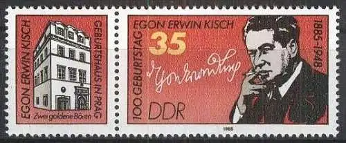 DDR 1985 Mi-Nr. 2940 Zusammendruck ** MNH