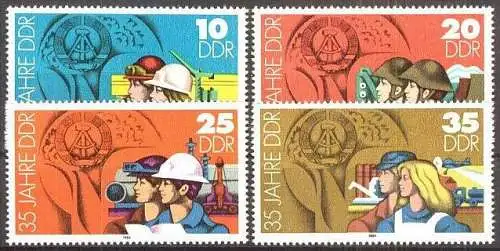 DDR 1984 Mi-Nr. 2898/01 ** MNH