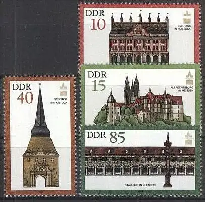 DDR 1984 Mi-Nr. 2869/72 ** MNH